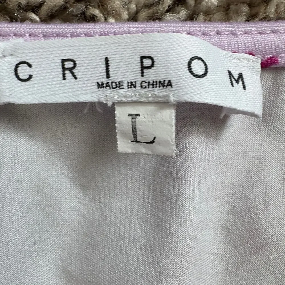 Cripom Boho Floral Border Print Dress – Size Large 
Kalftan Muumuu - Picture 5 of 7